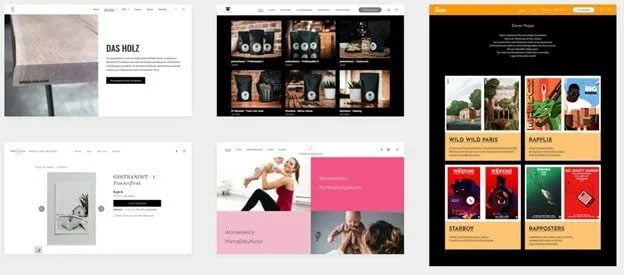 Un exemple des sites internet développé sur Jimldo