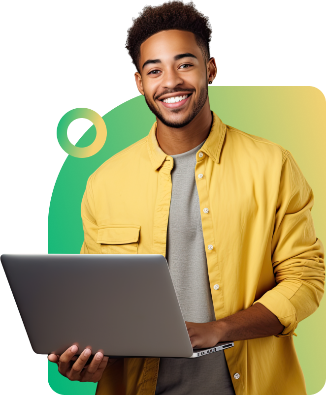 Un technicien de notre agence web à douala