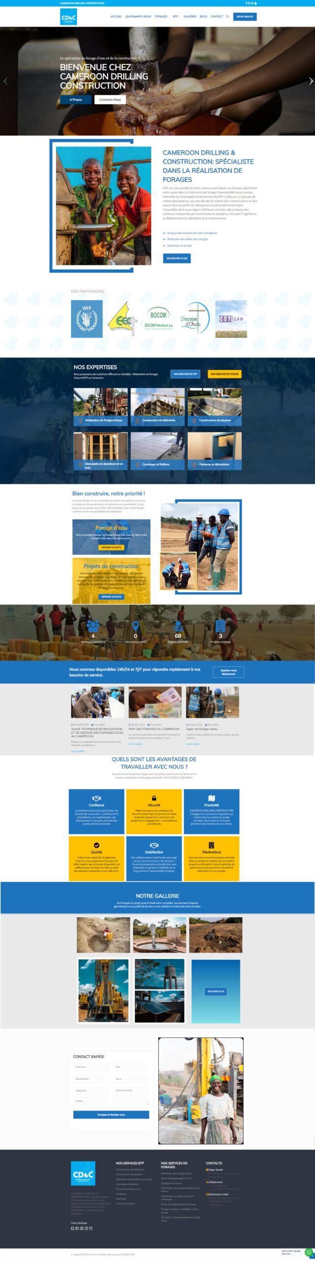 Présentation de Cameroon Drilling Services