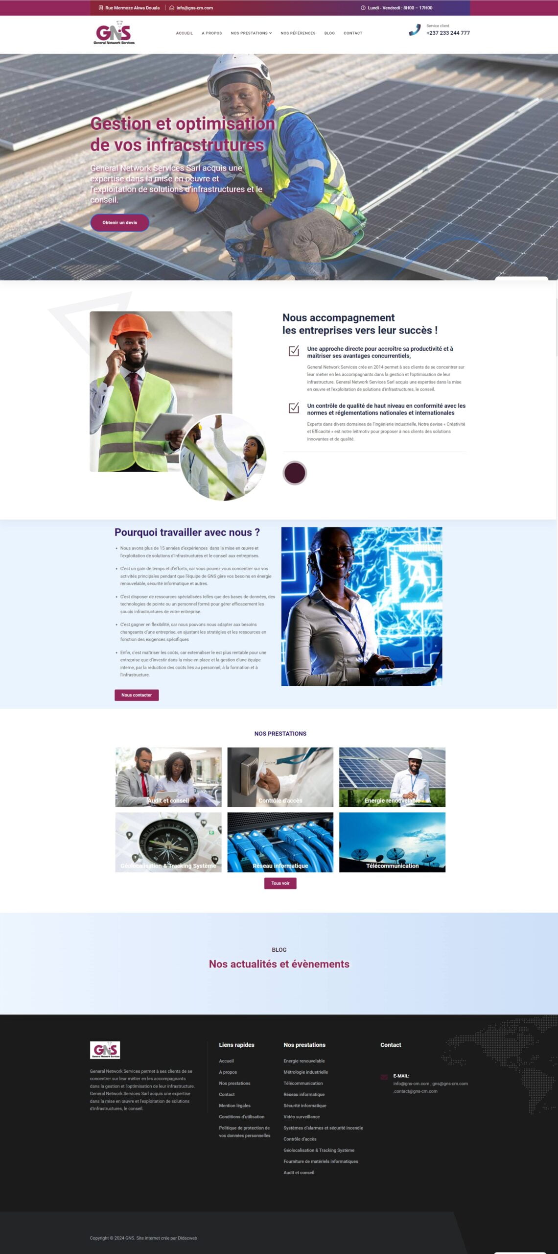 Présentation de General Network Services