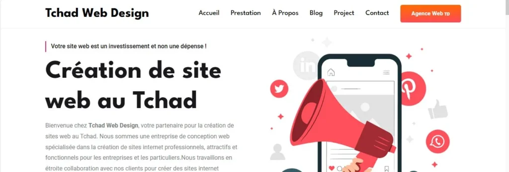 Tchad web Design